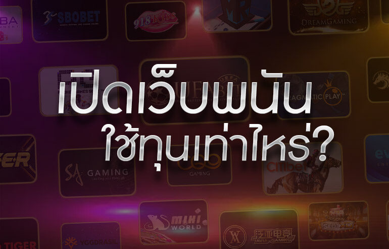 เปิดเว็บพนันใช้เงินเท่าไร